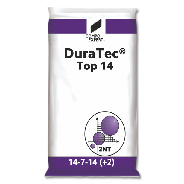 DuraTec Top 14 NPK 14-7-14 Controlled Release Fertilizer Granules for Lawn, Turf and Landscape Use
