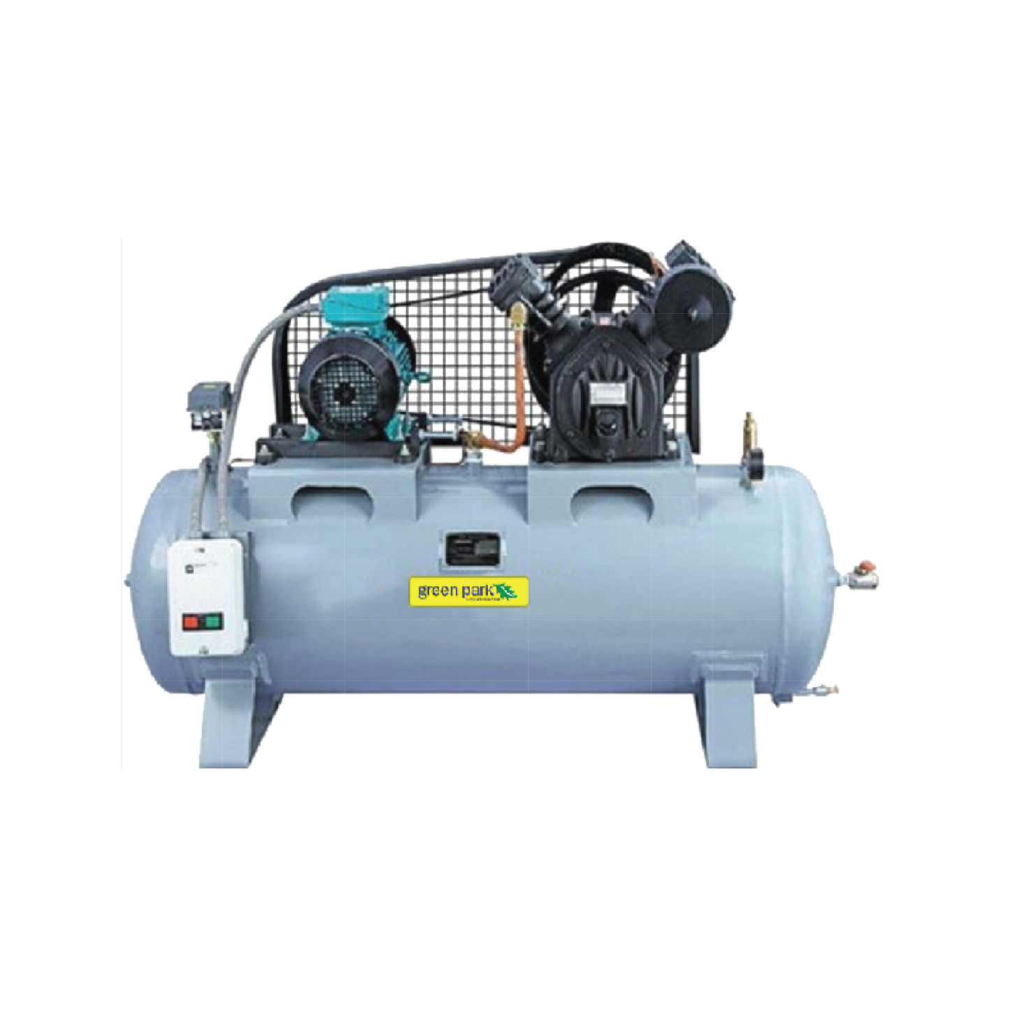 Green Park GPAC 264-3 air compressor with 3 HP motor and 150 litre tank