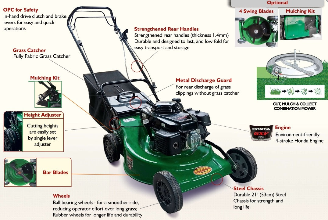California Trimmer Apron Rotary Mower S-21