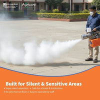 Portable ASUNG fogging machine generating uniform mist for sanitization