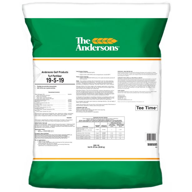 Andersons Golf Products Turf Fertilizer 19-5-19 granular fertilizer for golf courses and sports fields