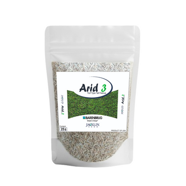 Arid 3 tall fescue grass seed product image front view