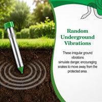 Vibrarandom Snake Repeller