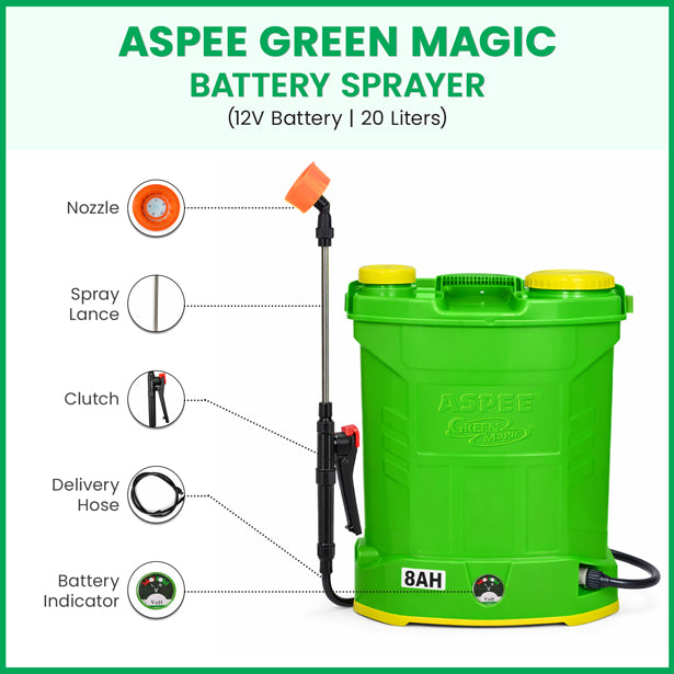 Aspee Green Magic Battery Sprayer