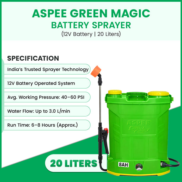 Aspee Green Magic Battery Sprayer