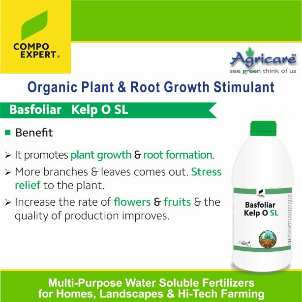 Bafoliar Kelp O SL Organic Plant & Root Growth Stimulant Benefit