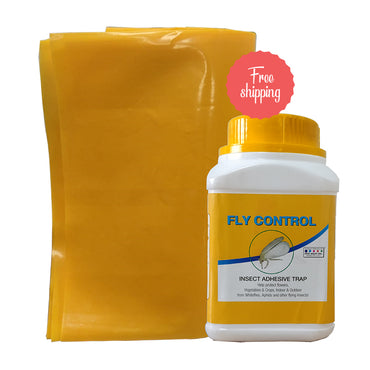 Fly Control Adhesive + Blue Sheets Agricare Corporation