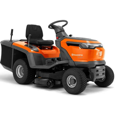 Husqvarna TC 114 ride on mower with 95 cm cutting width and 250L collector