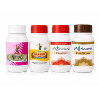 Speciality Garden Nutrition & Protection Kit with Nitrino Foliar Gold Rich Tonic FlowNit and FlowNCam for balanced plant nutrition.