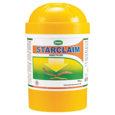 Starclaim Insecticide Emamectin Benzoate 5% SG for effective control of bollworms, fruit borers, thrips and mites in multiple crops.