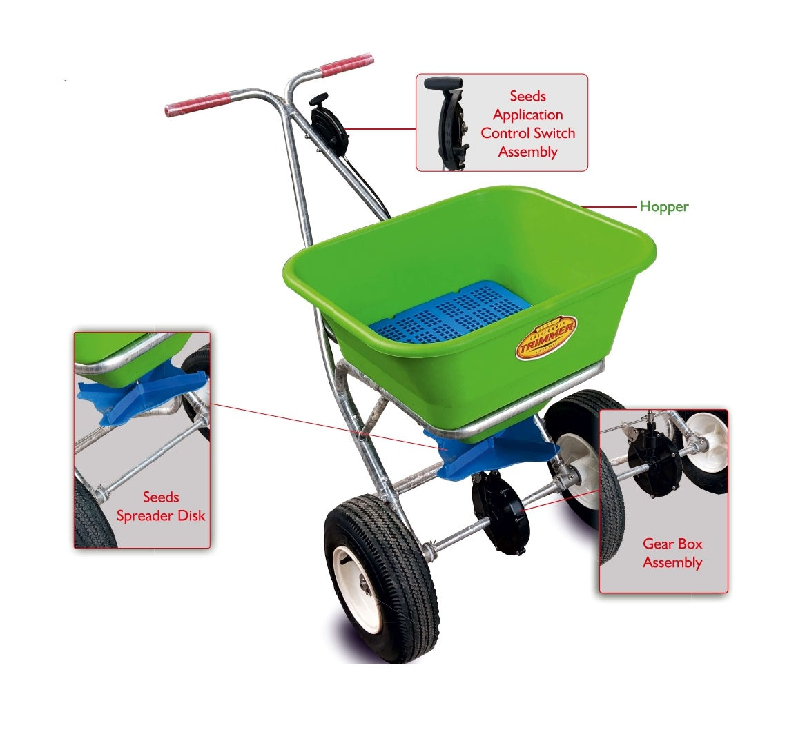California Trimmer Walk Behind Seed Spreader