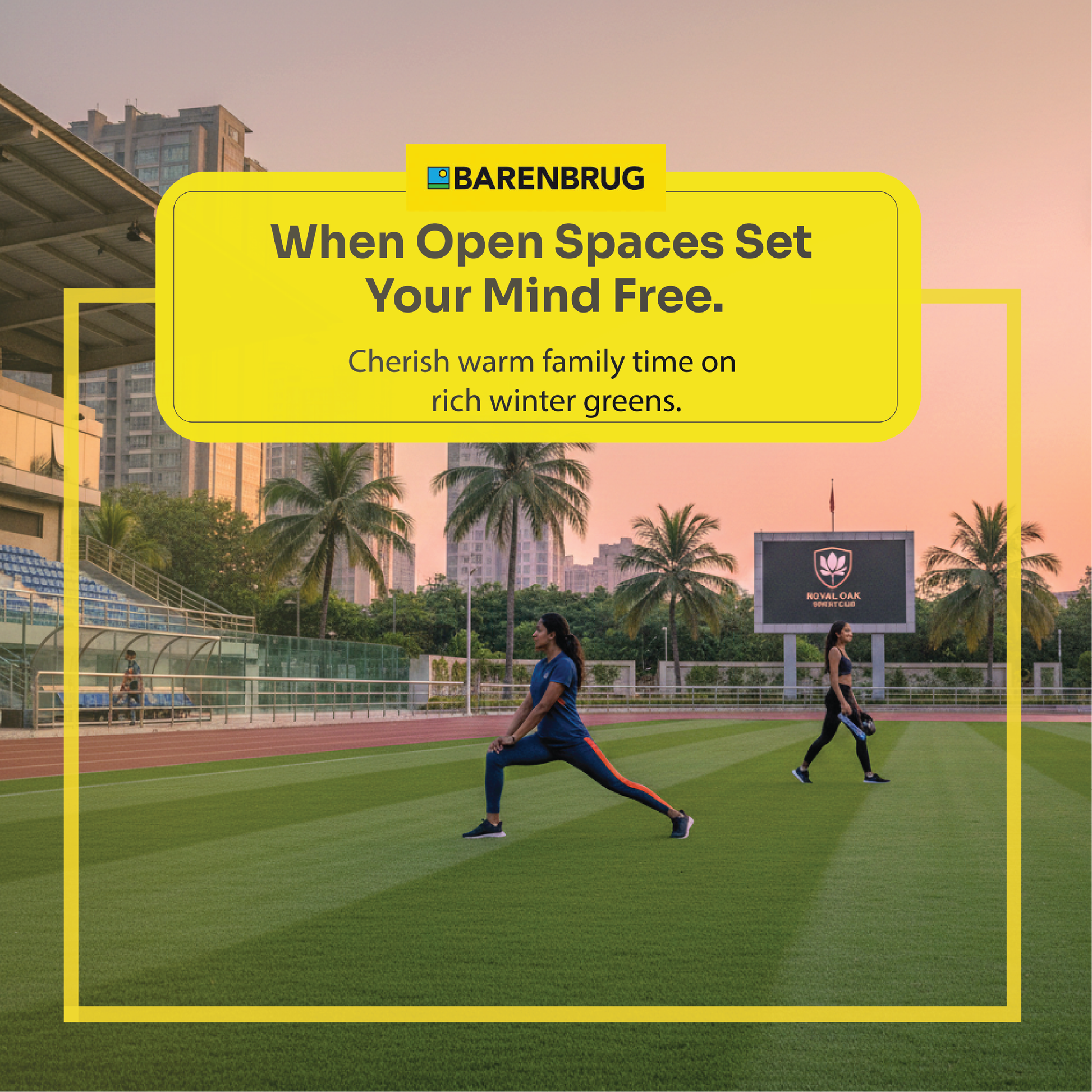 Tall fescue turf grown from Arid 3 seed in landscape setting